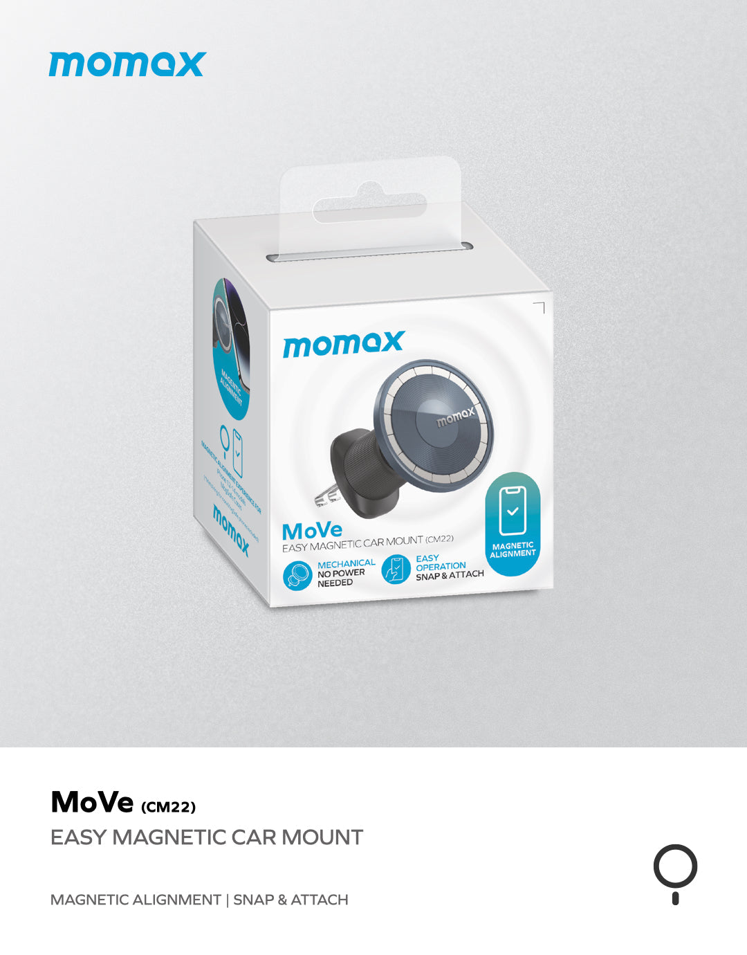 MoVe Easy Magnetic Car Mount CM22