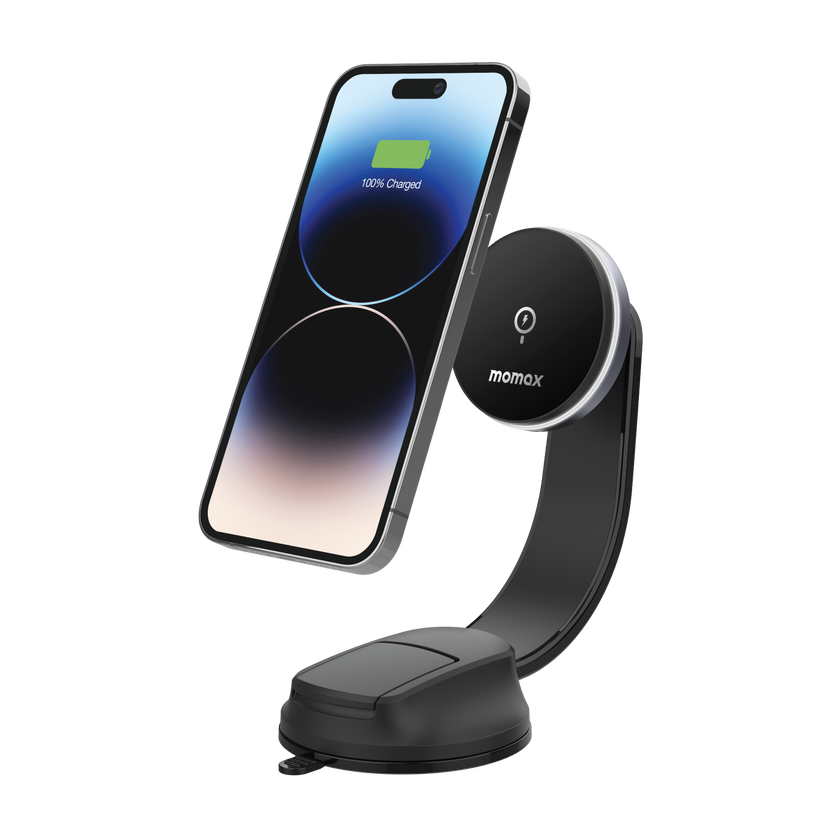 Q.Mag Mount 5 15W magnetic wireless charging car mount (Suction cup mount) CM25B