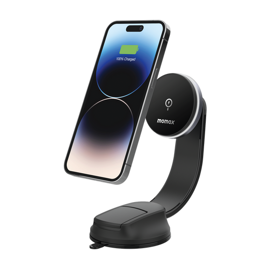 Q.Mag Mount 5 15W magnetic wireless charging car mount (Suction cup mount) CM25B