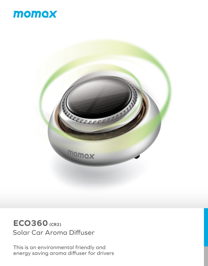 Eco360 Solar Power Aroma Diffuser CR2