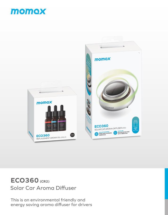 Eco360 Solar Power Aroma Diffuser CR2