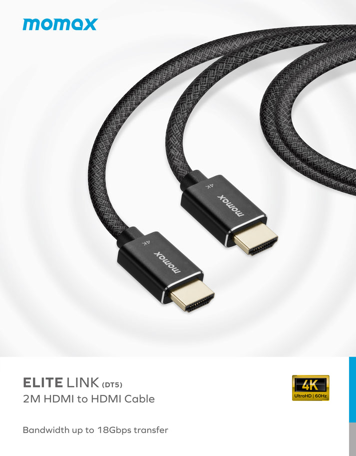 Elite Link HDMI 2.0 4K Cable 2m DT5