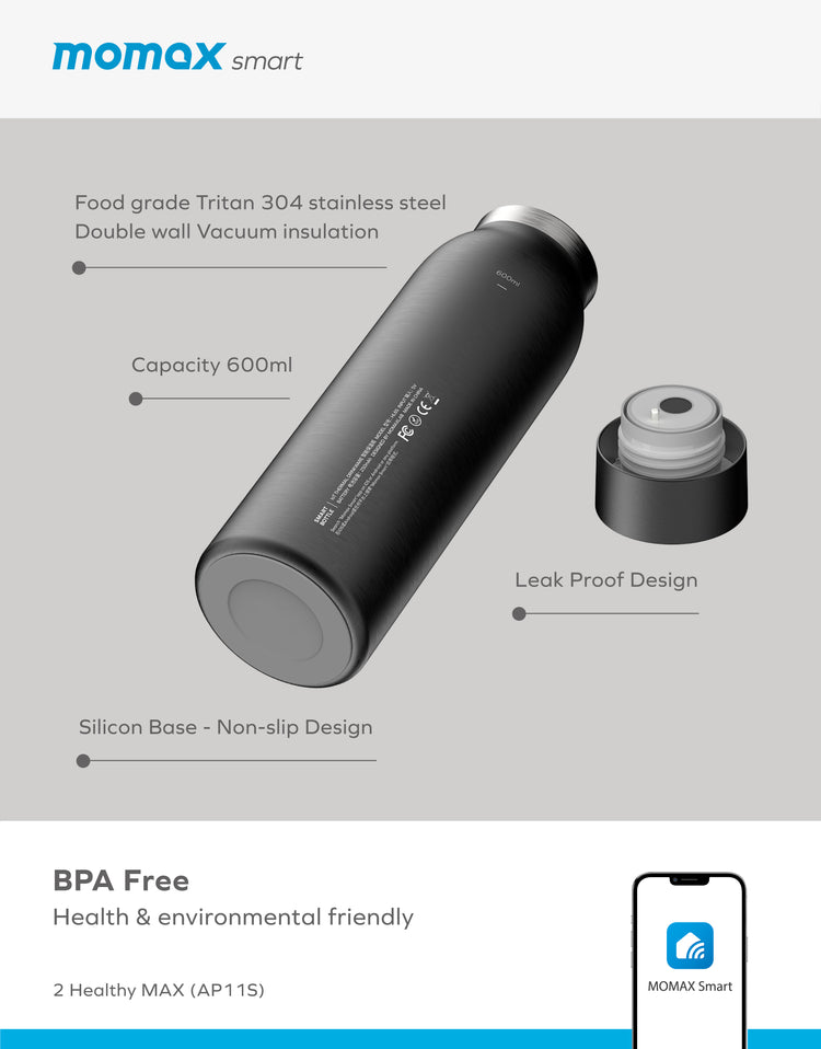 Smart Bottle IoT Thermal Drinkware HL6S