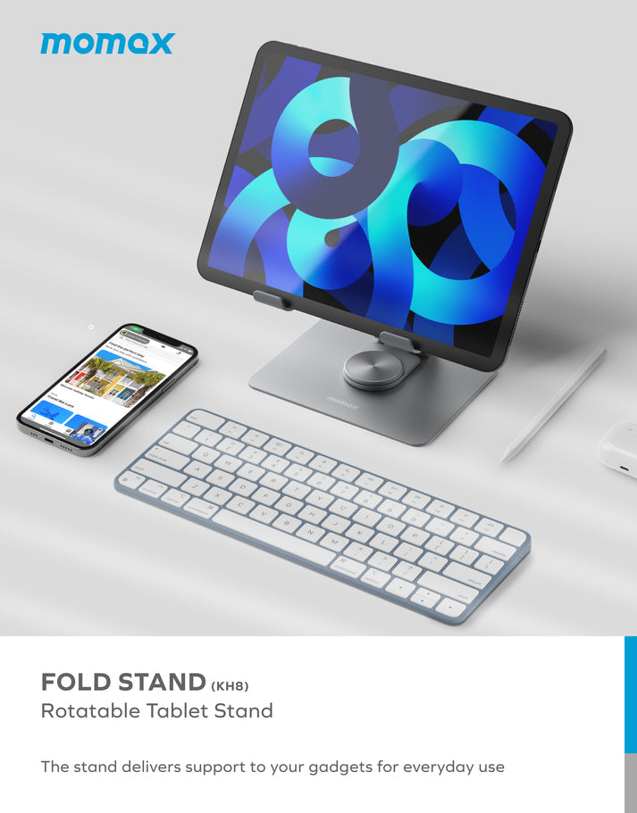 Fold Stand Swivel Tablet Holder KH8