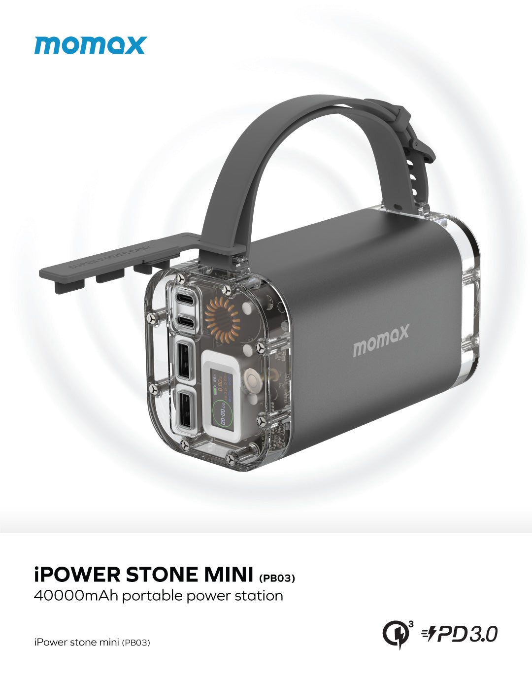 Power Stone Mini Outdoor power station 40000mAh PB03