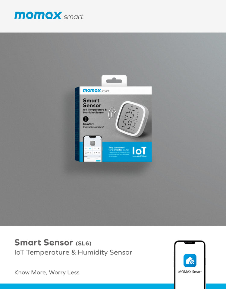 Smart Temperature & Humidity Sensor IoT Temperature & Humidity Sensor SL6S