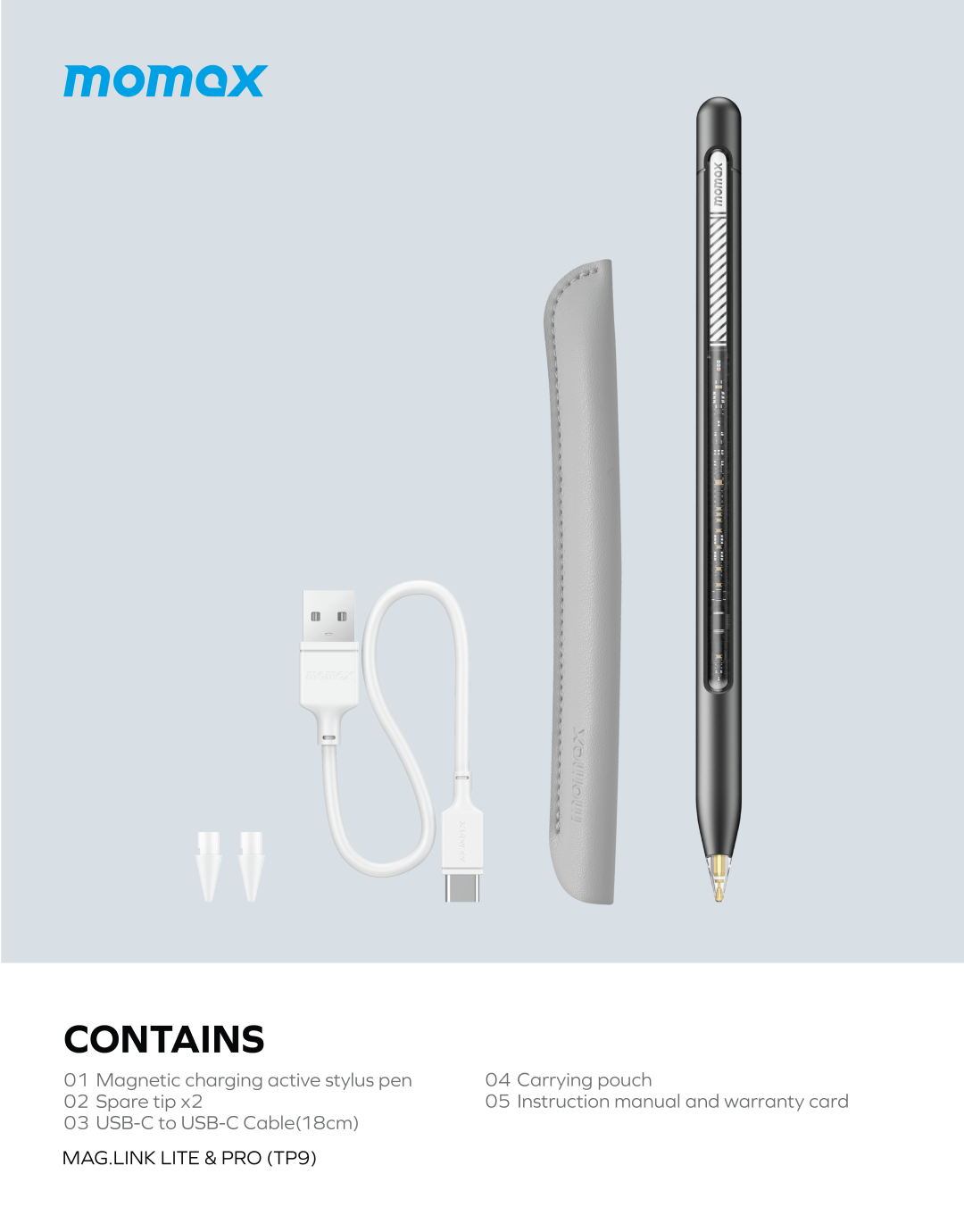 Mag.Link Magnetic charging active stylus pen TP9