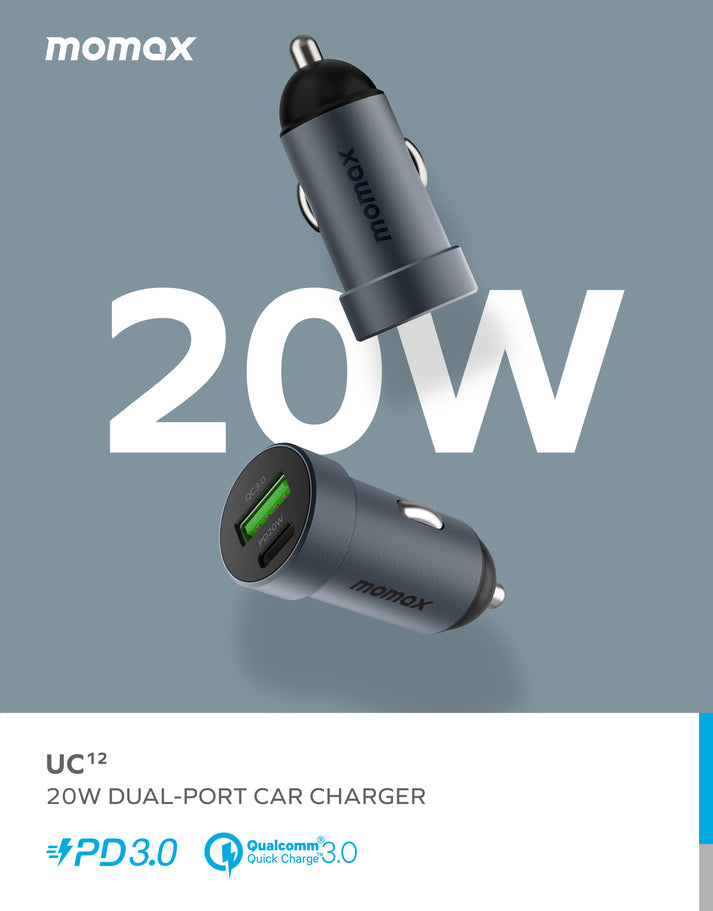 20W Dual-port Car Charger UC12