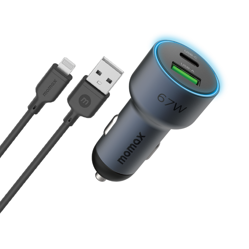 MoVe 67W Dual Output Car Charger (with charging cable DL16) UC16GSL