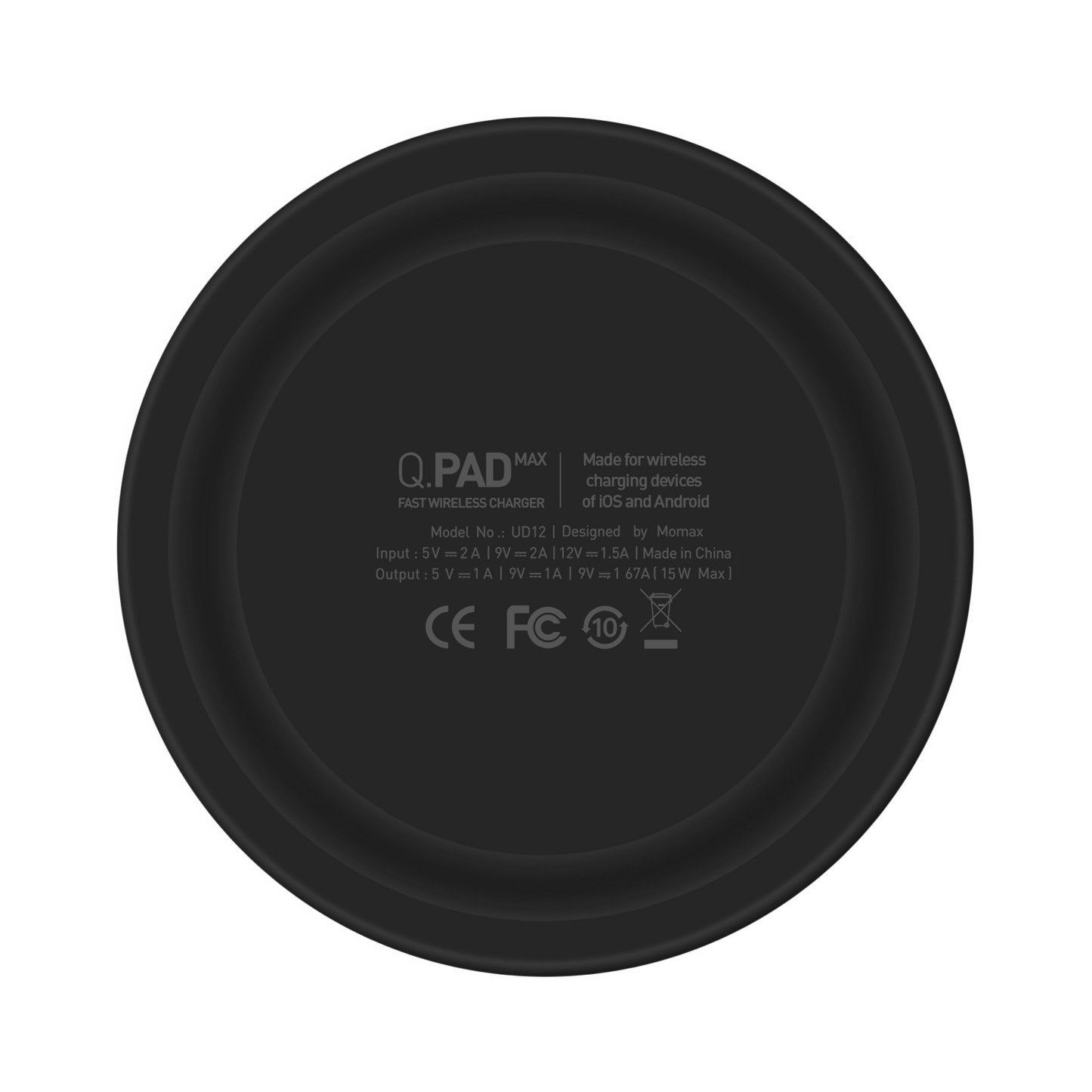 Q.Pad MAX Fast Wireless Charger UD12