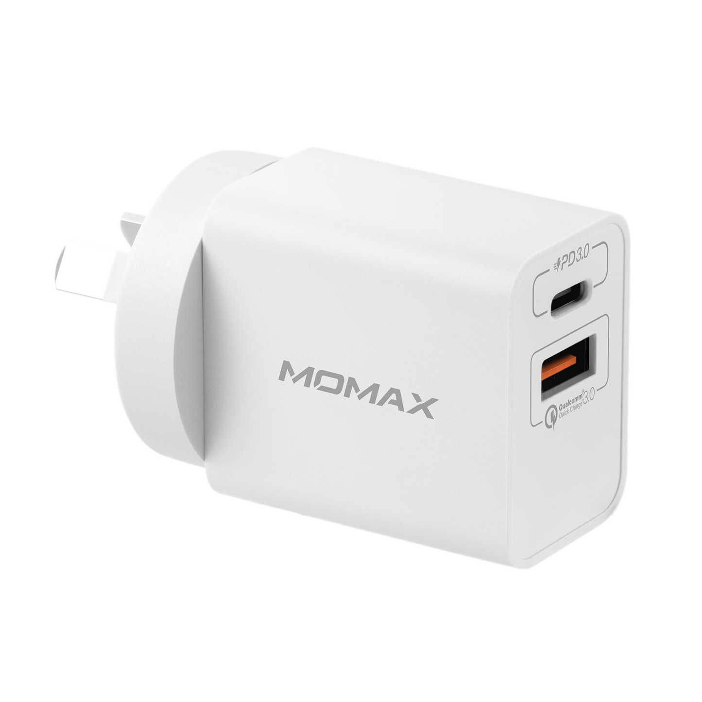 One Plug 2 Ports USB Fast Charger (USB-C PD 3.0 + QC 3.0) UM13