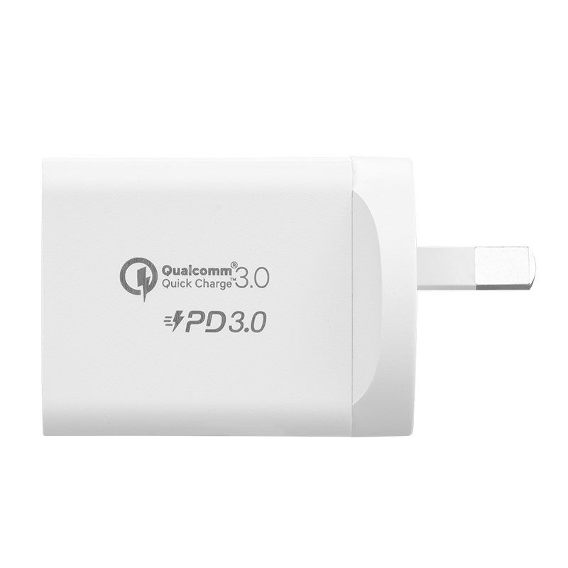 One Plug 30W PD Dual Output Fast Charger UM18 White