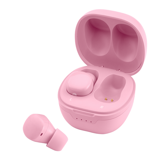 Pills mini True Wireless Bluetooth Earbuds & Charging Case Pack BT6 - Pink